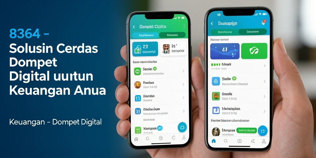 Antarmuka pengguna 8364 yang menarik dan fungsional untuk Dompet Digital.