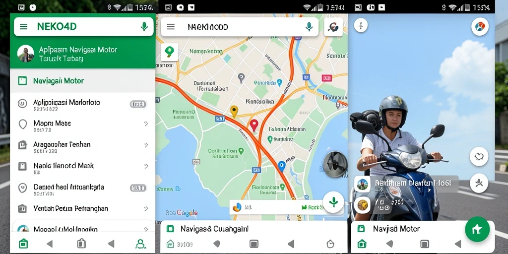 Antarmuka utama NEKO4D dengan fitur Navigasi Motor yang intuitif.