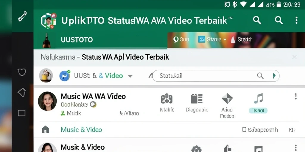 Tampilan antarmuka UUSTOTO yang menarik dan mudah digunakan.
